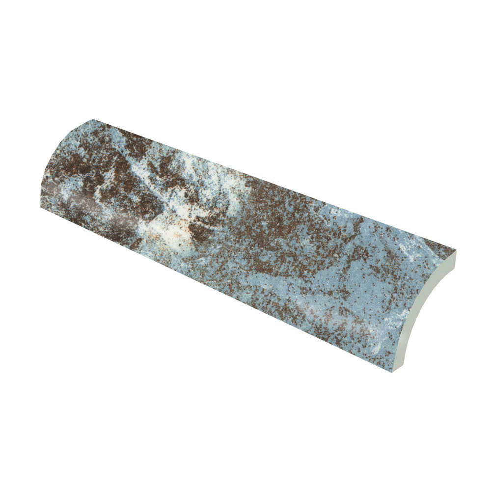 Bassengflis Utvendig Radius Ocean Brun Matt 30x4 cm